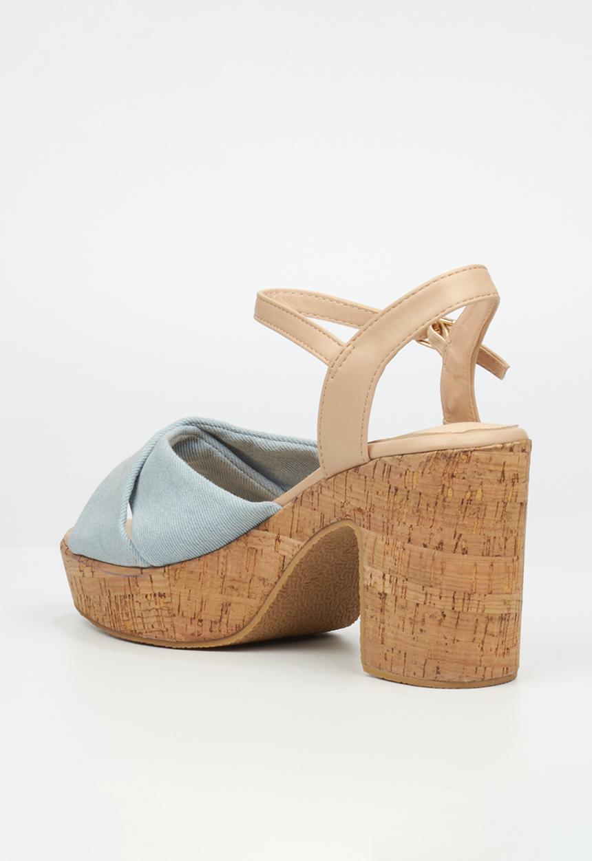 Butterfly Feet - Noella 1 block heel - blue