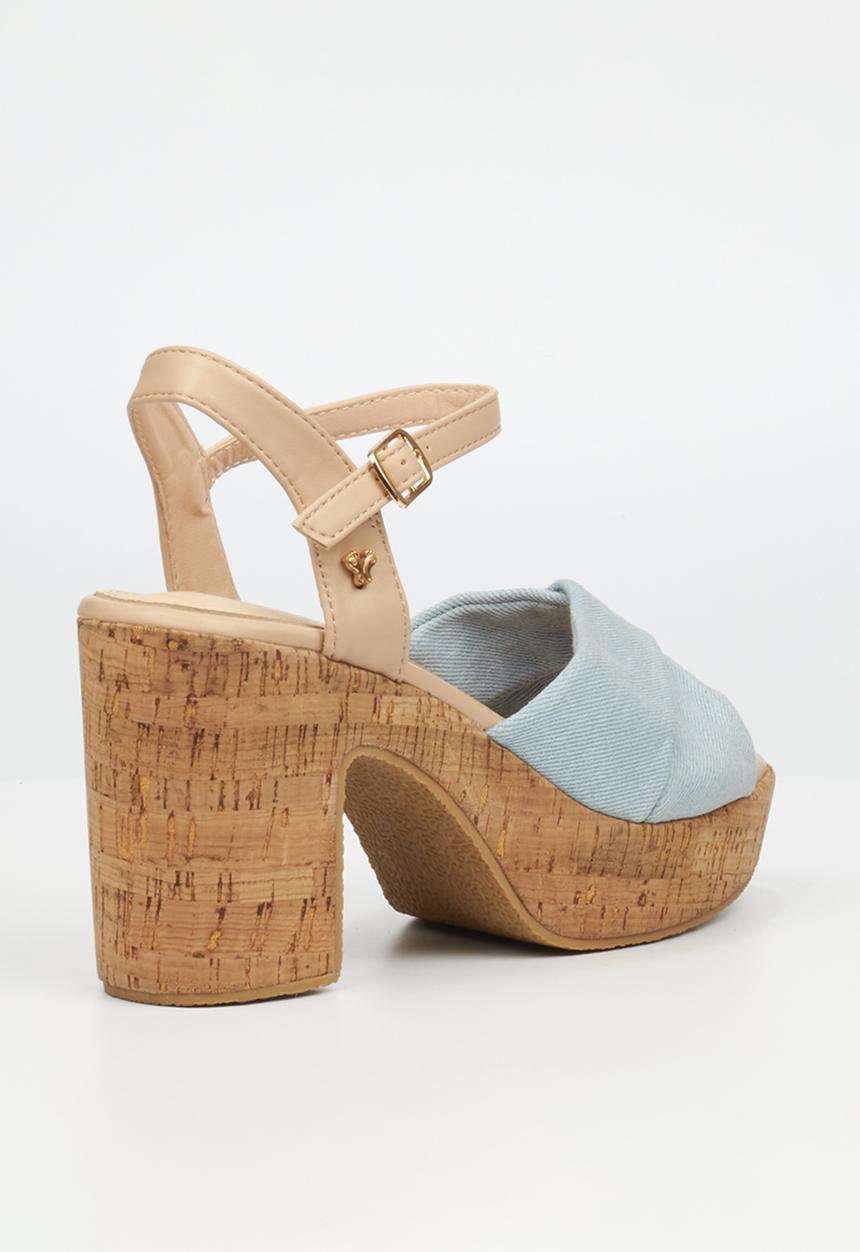 Butterfly Feet - Noella 1 block heel - blue