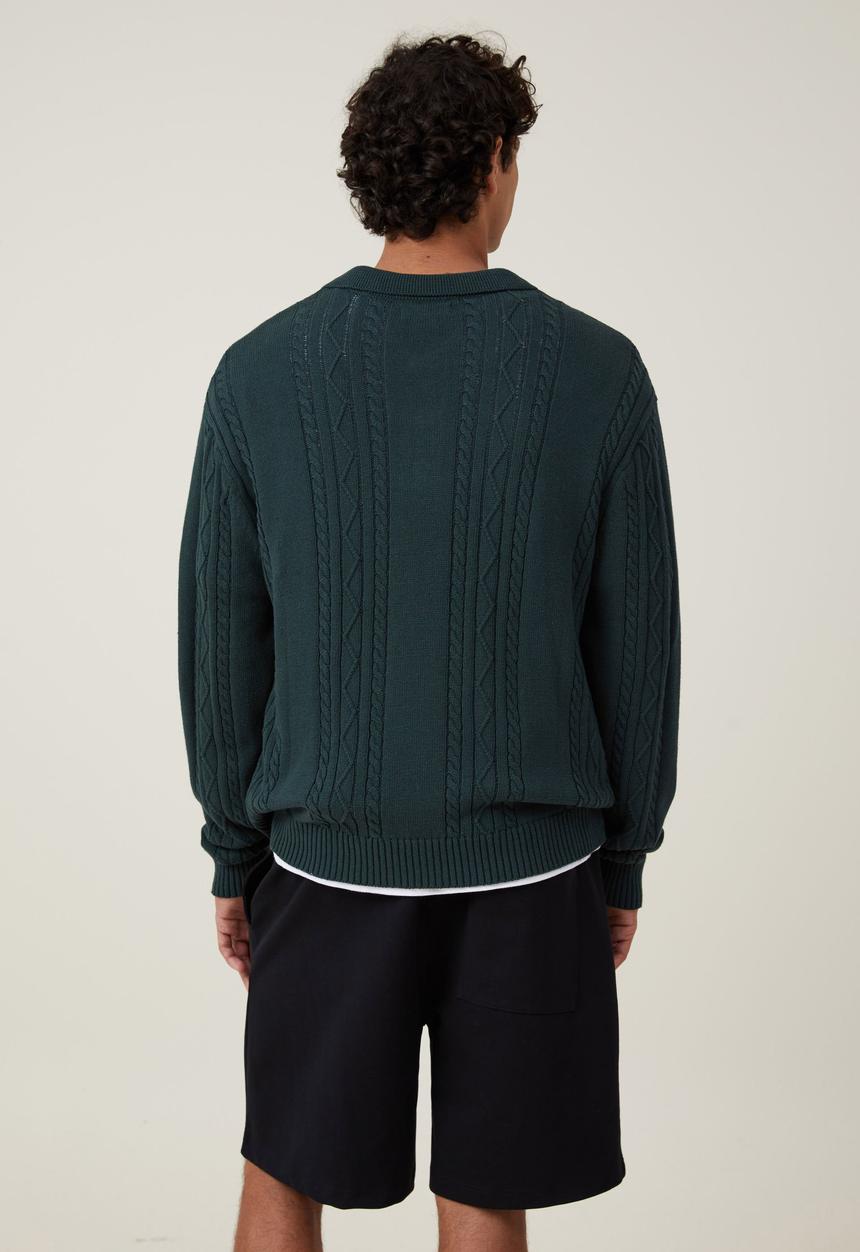 Cotton On - Oversized fleece short - black