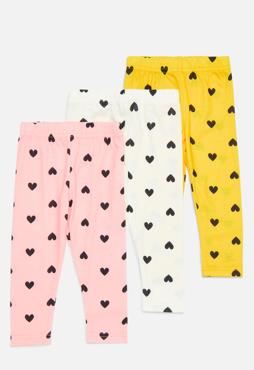 Pop Candy - 3 Pack printed leggings set - multi