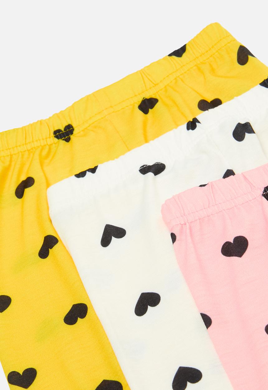 Pop Candy - 3 Pack printed leggings set - multi