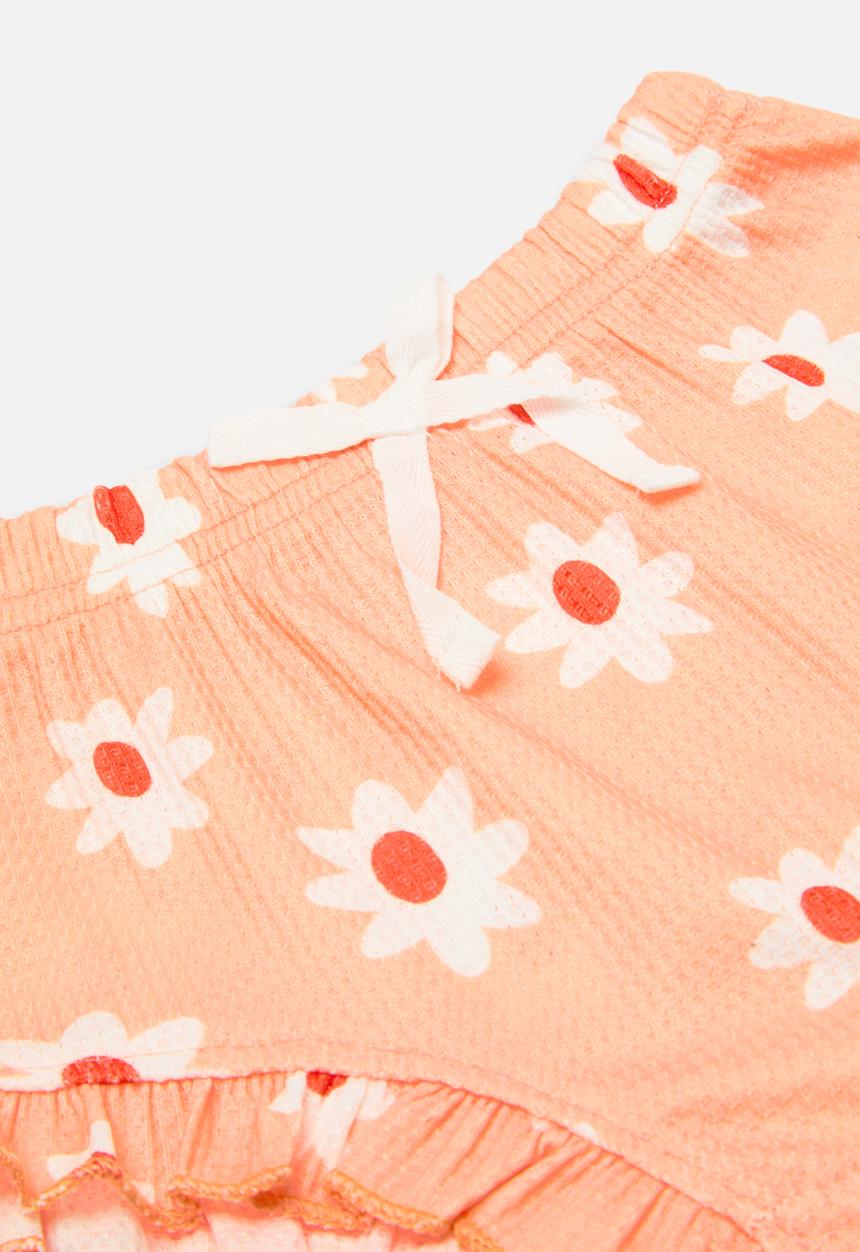 Pop Candy - Floral headband, bodyvest and short set - multi