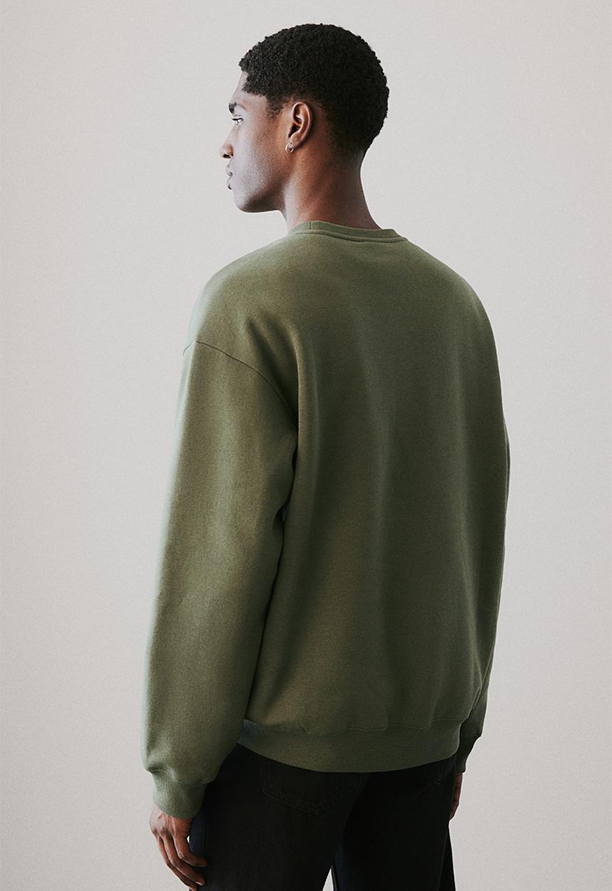 H&M - Loose fit sweatshirt - dark khaki green