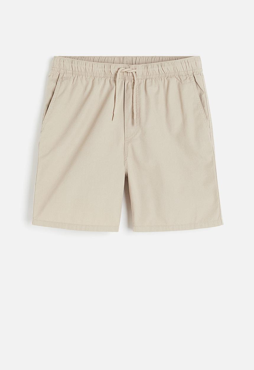 H&M - Regular fit cotton shorts - beige