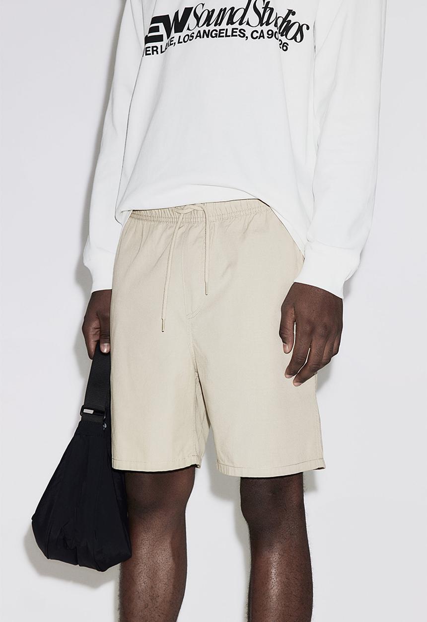 H&M - Regular fit cotton shorts - beige