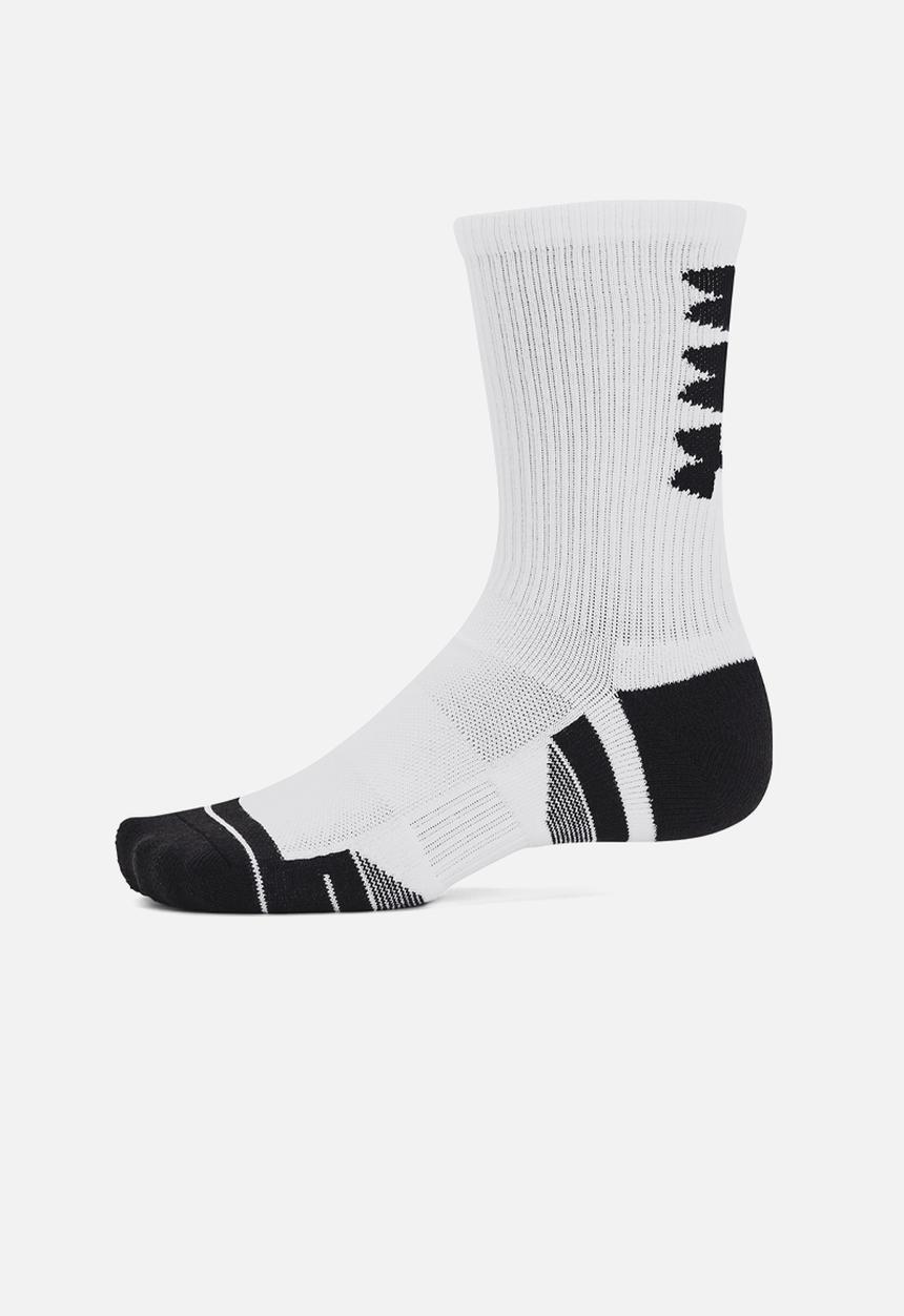 Under Armour - Ua perf tech nov 3pk crew regular -  white & black