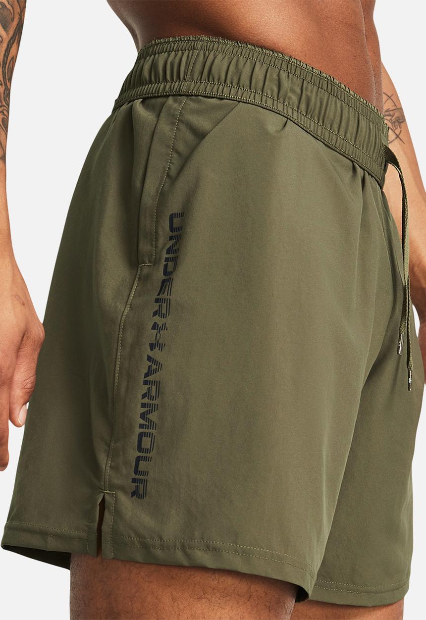 Under Armour - Ua woven wdmk shorts - marine od green/black