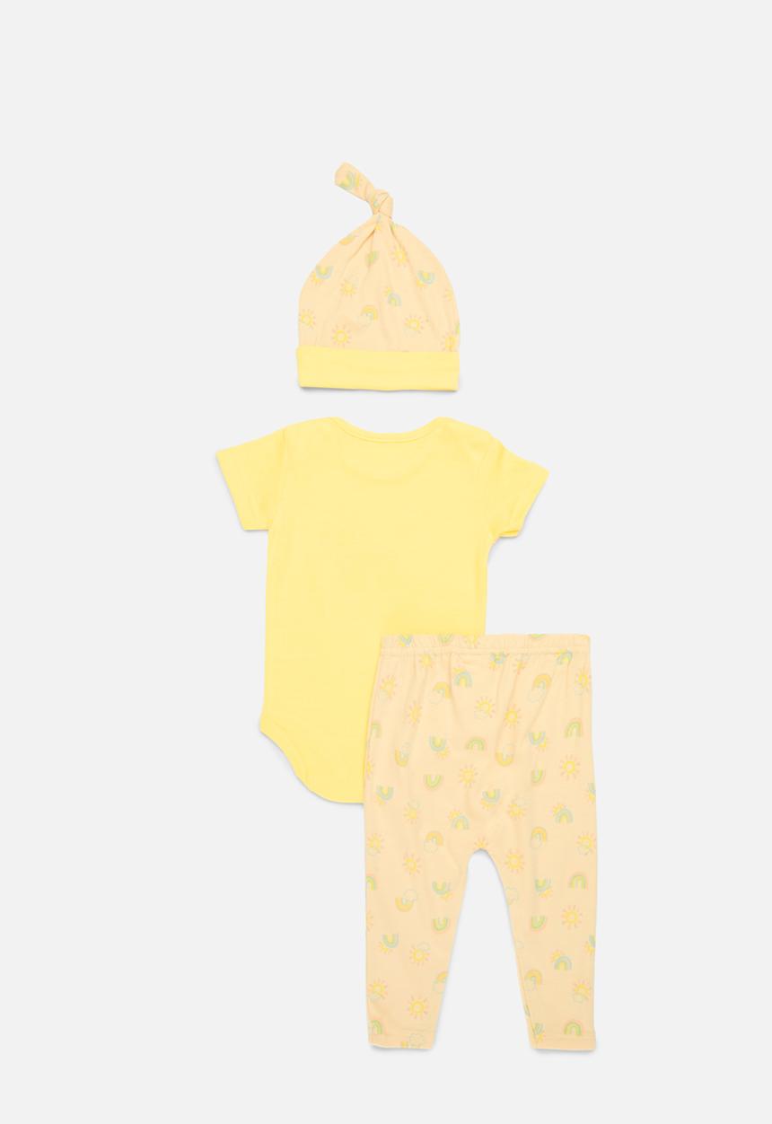 Pop Candy - Bodyvest legging & hat set - yellow
