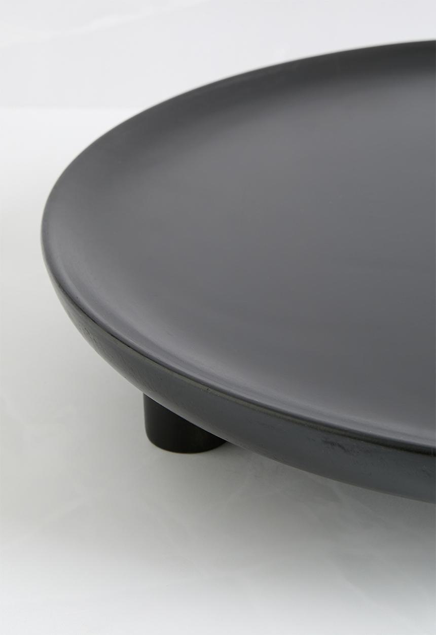 Sixth Floor - Wooden Standing Tray - Black