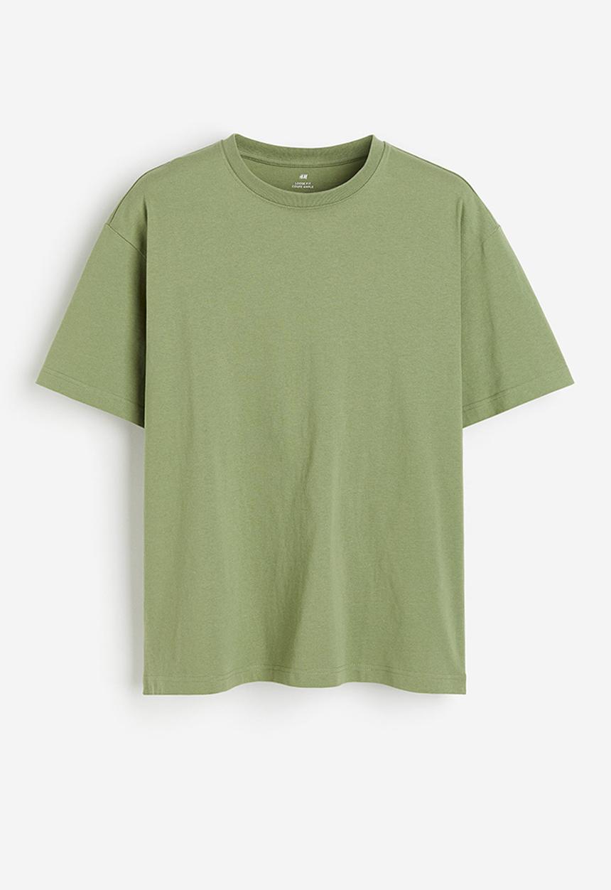 H&M - Loose fit t-shirt - green
