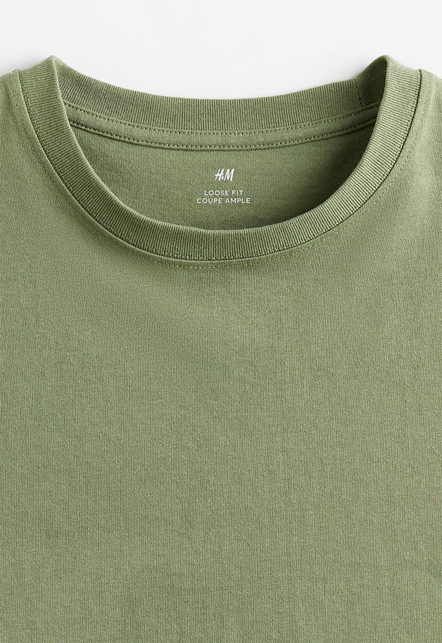 H&M - Loose fit t-shirt - green
