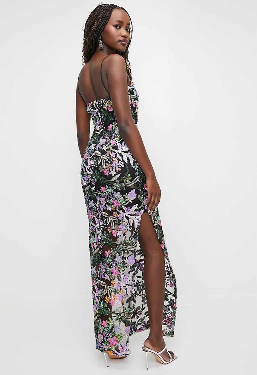SISSY BOY - Give My All: Basic Glam Maxi Dress - Black