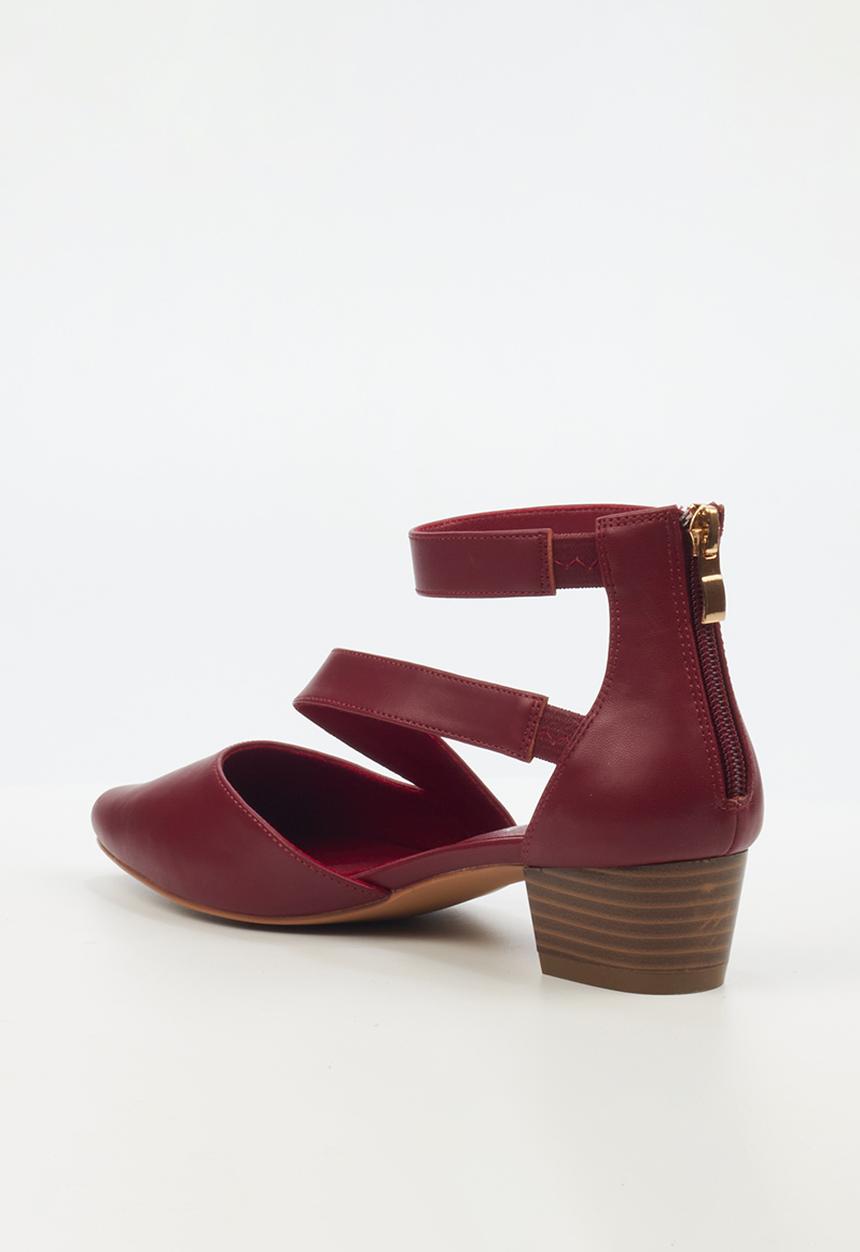 Butterfly Feet - Sling 9 block heel - red
