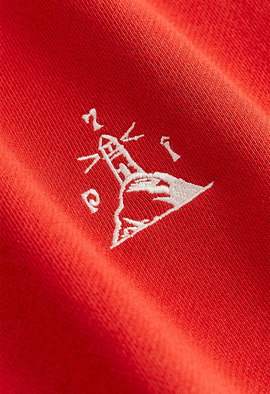 H&M - Regular fit sweatshirt - red lighthouse