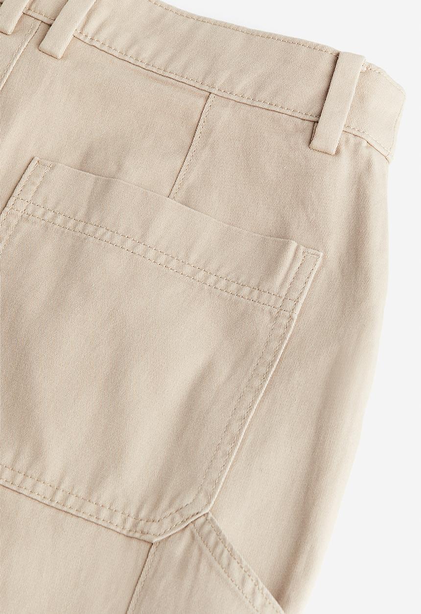 H&M - Twill cargo trousers - beige