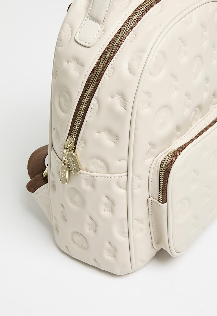 POLO - Luna backpack bag - ecru