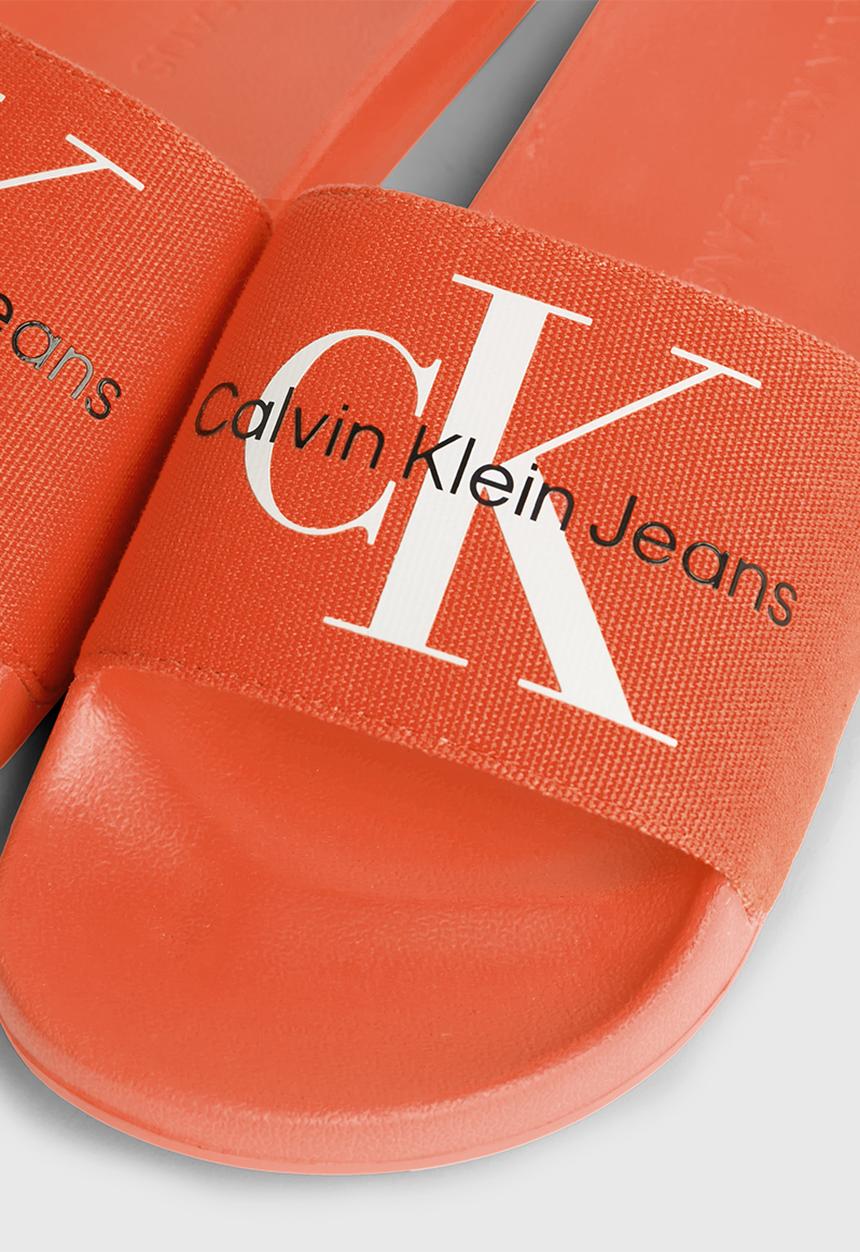 Calvin Klein - Slide monogram co - orange