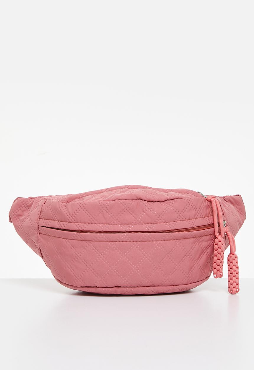 Pop Candy - Quilted moon bag - pink