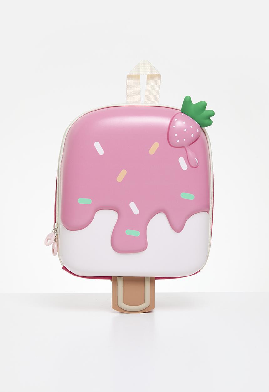 Pop Candy - Novelty back pack - pink & ecru