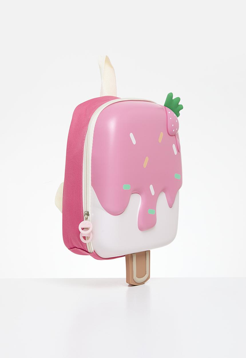Pop Candy - Novelty back pack - pink & ecru