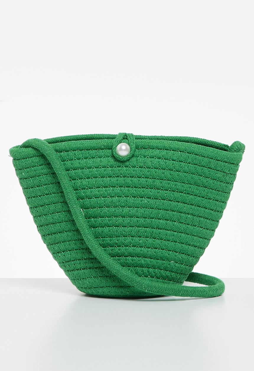 Pop Candy - Woven shoulder bag - green