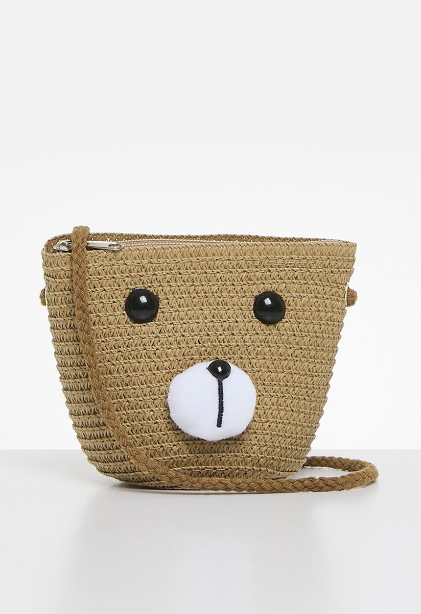 Pop Candy - Novelty straw bag - brown