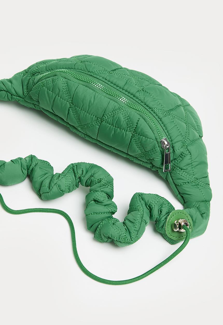Pop Candy - Quilted moon bag - green