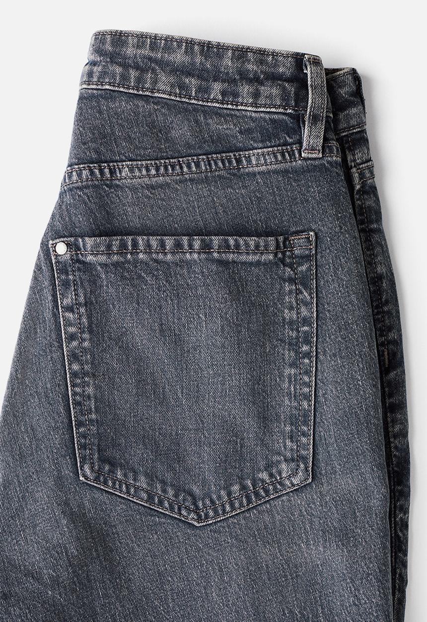 H&M - Curvy fit slim high jeans - blue