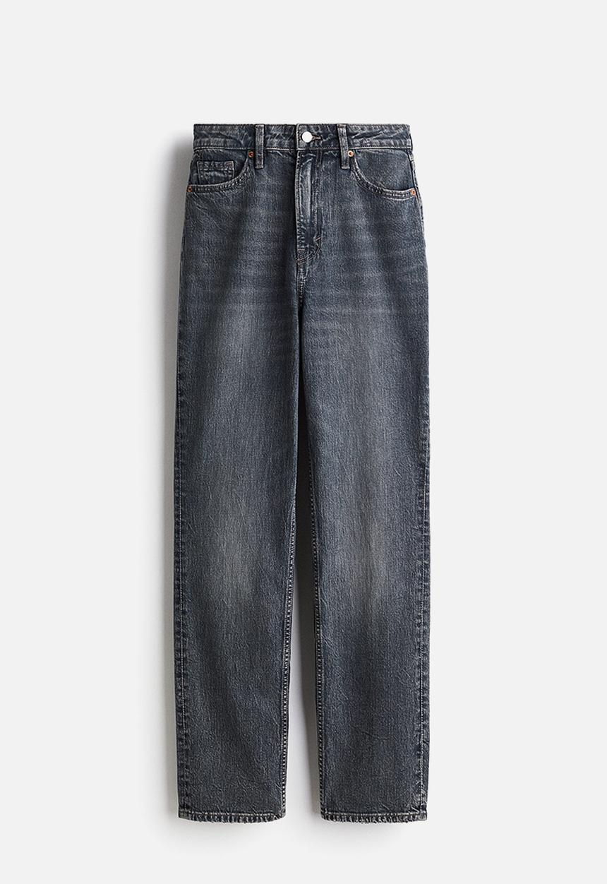 H&M - Curvy fit slim high jeans - blue