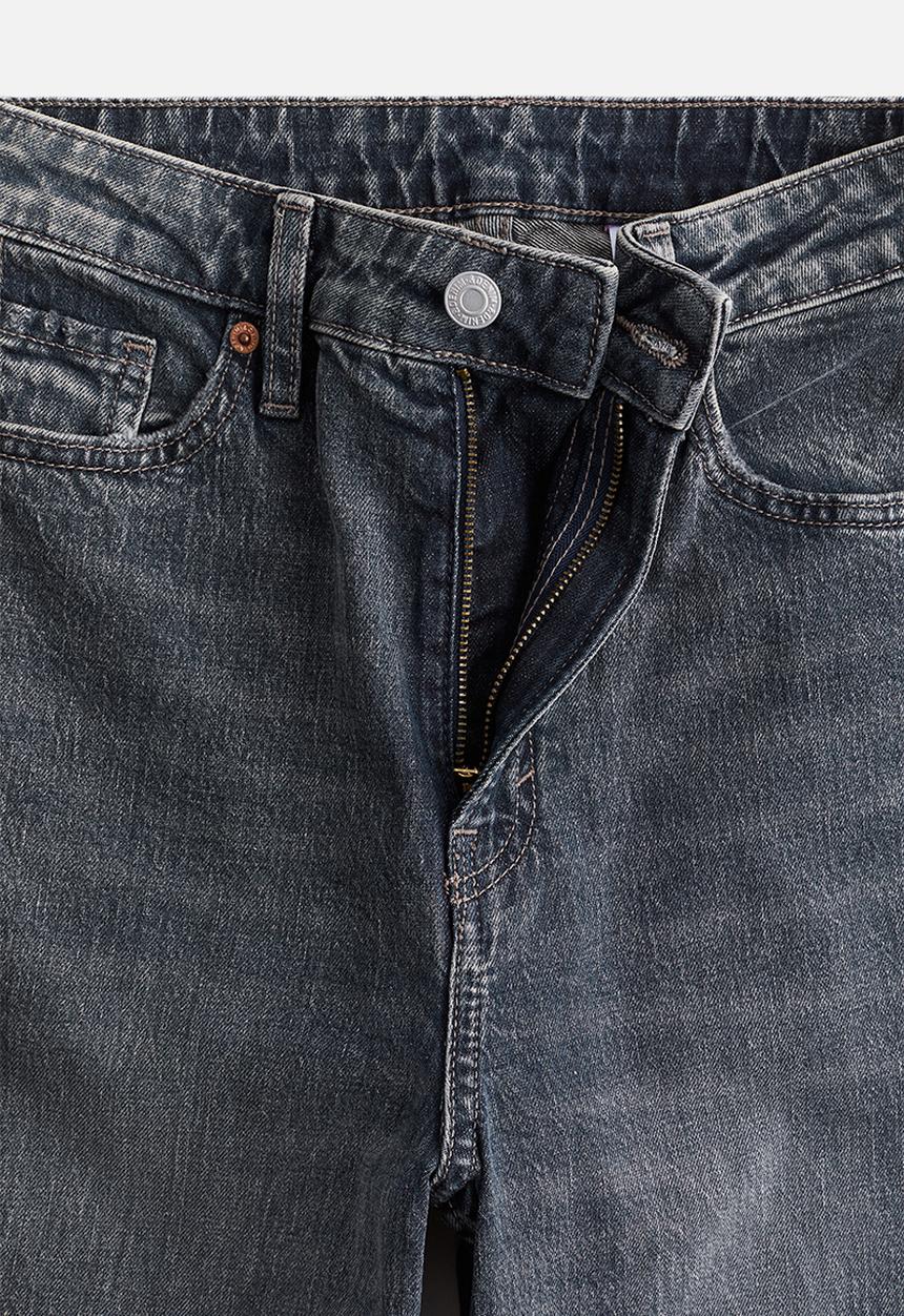H&M - Curvy fit slim high jeans - blue