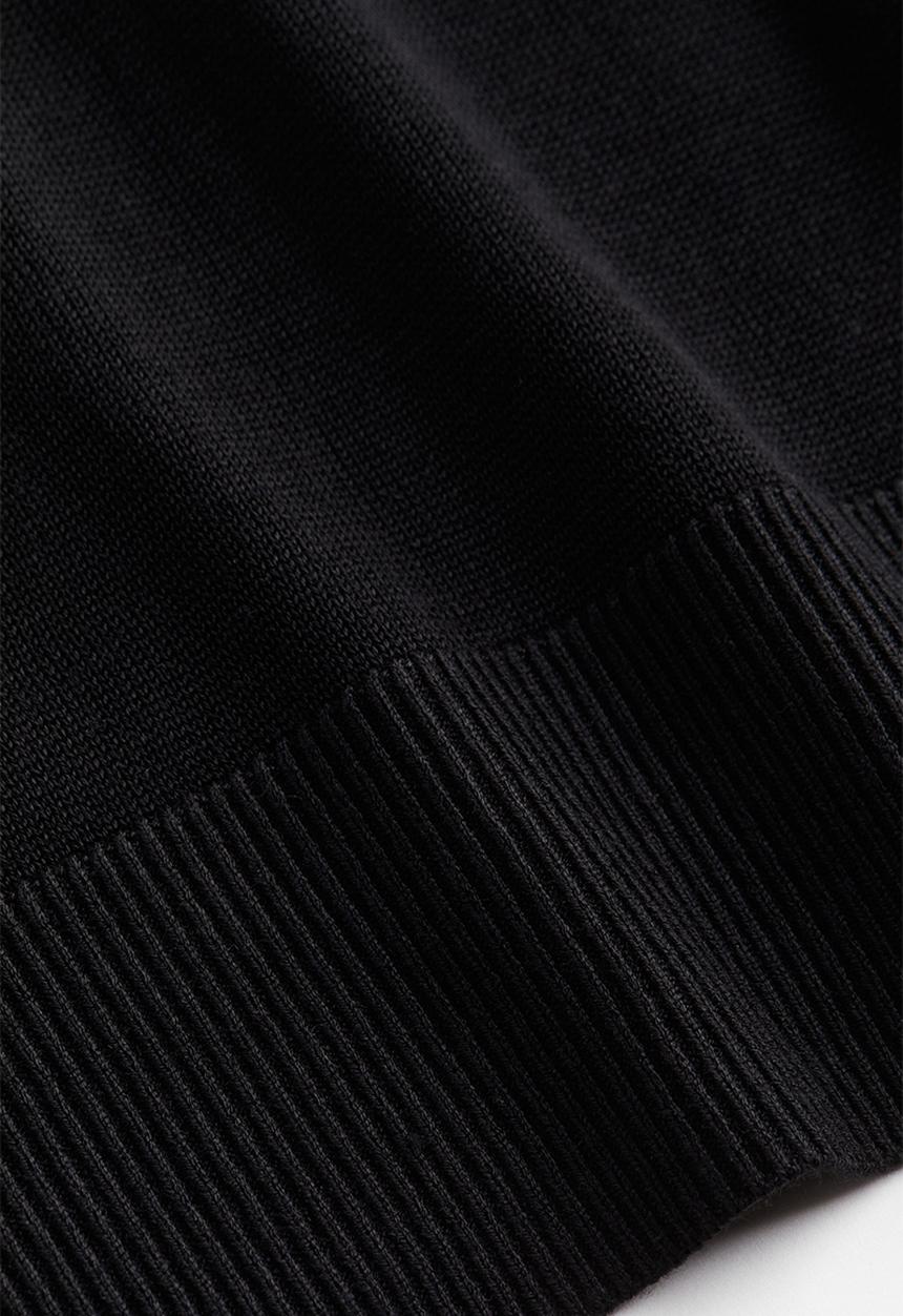 H&M - Fine-knit jumper - black