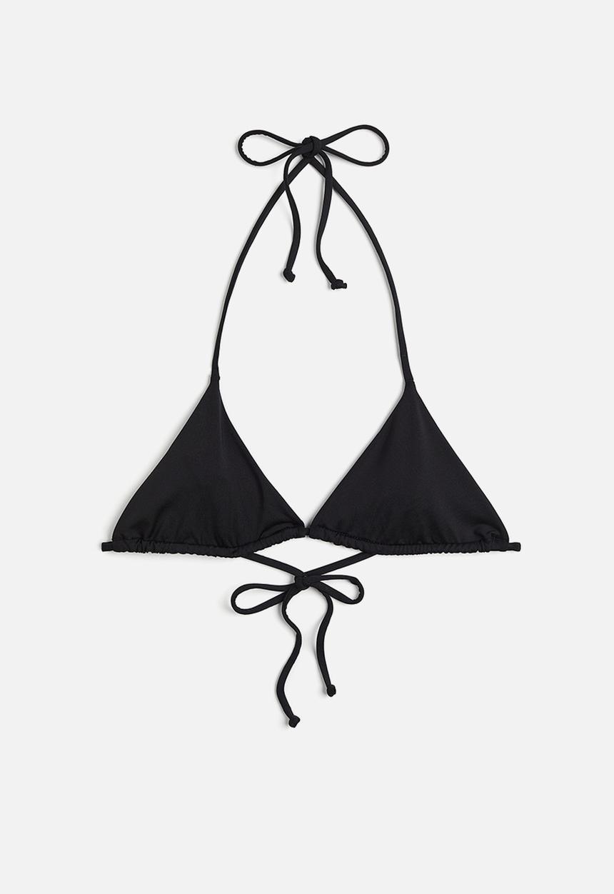 H&M - Triangle bikini top - black