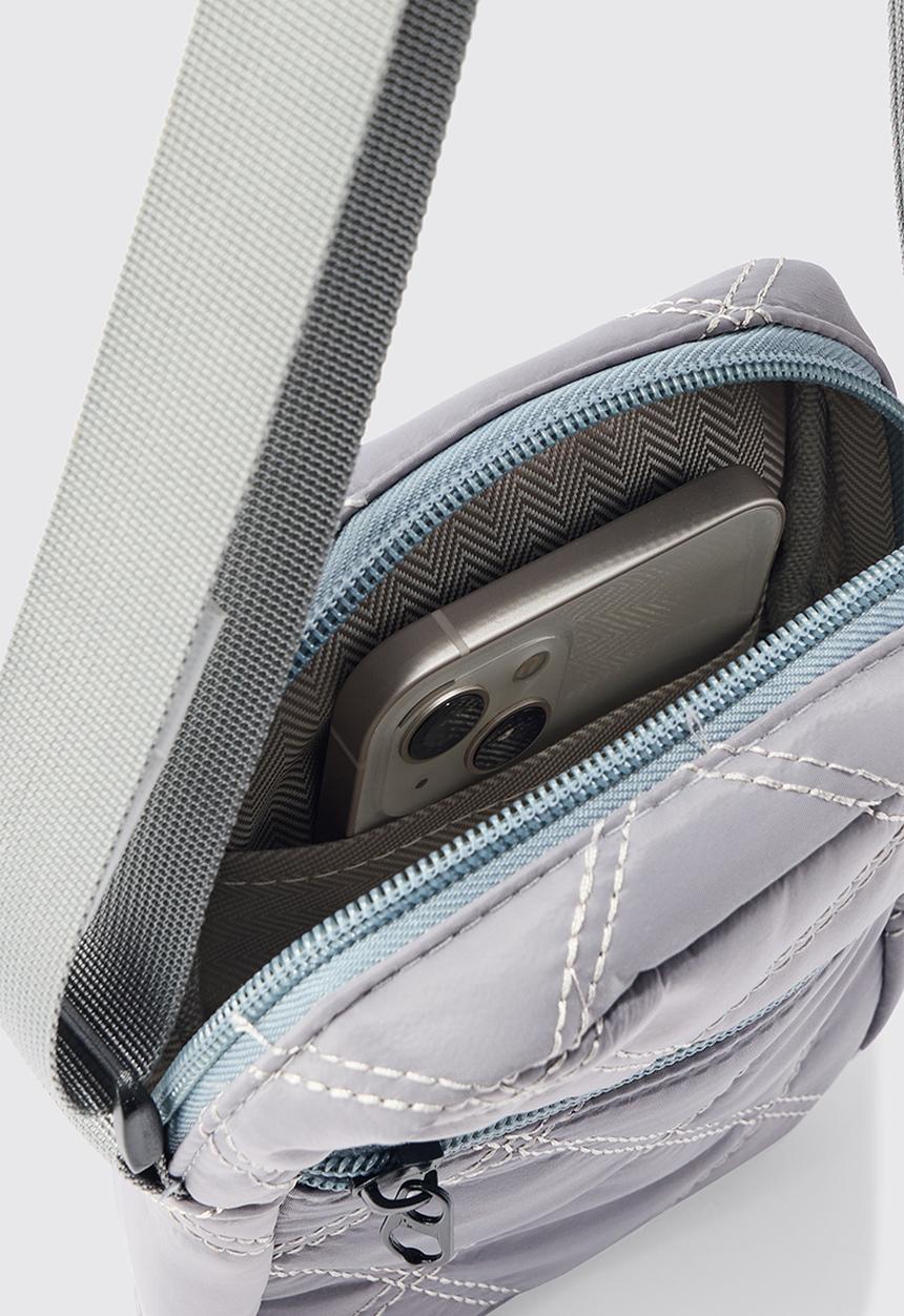 boohooMAN - Mini Cross Body Nylon Bag - grey
