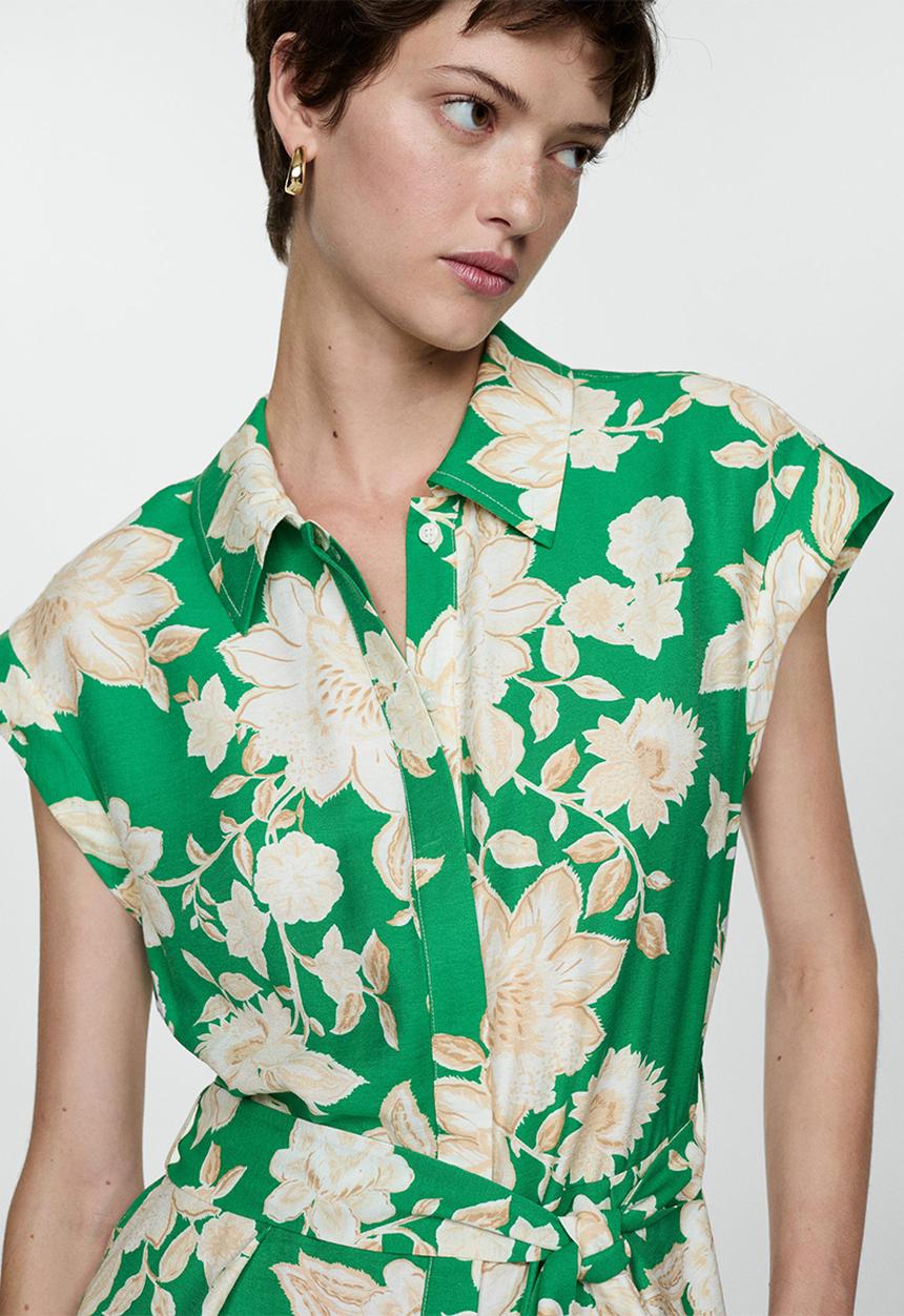MANGO - Playsuit alazan - green