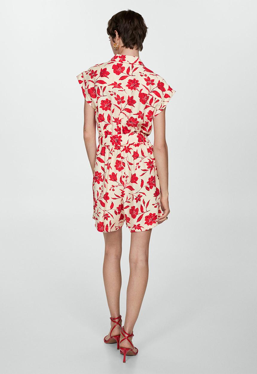 MANGO - Playsuit alazan - red