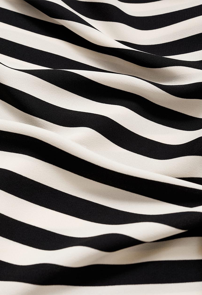 MANGO - Dress lazaro - white & black