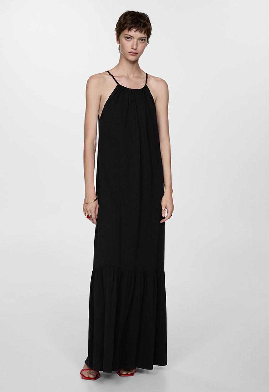 MANGO - Dress tulum - black