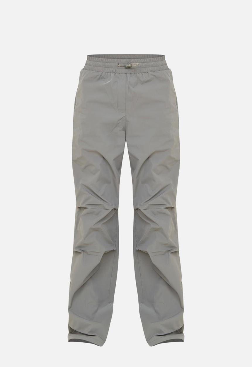PrettyLittleThing - Shell Ruched Toggle Drawstring Cargo Trousers - Dark Khaki