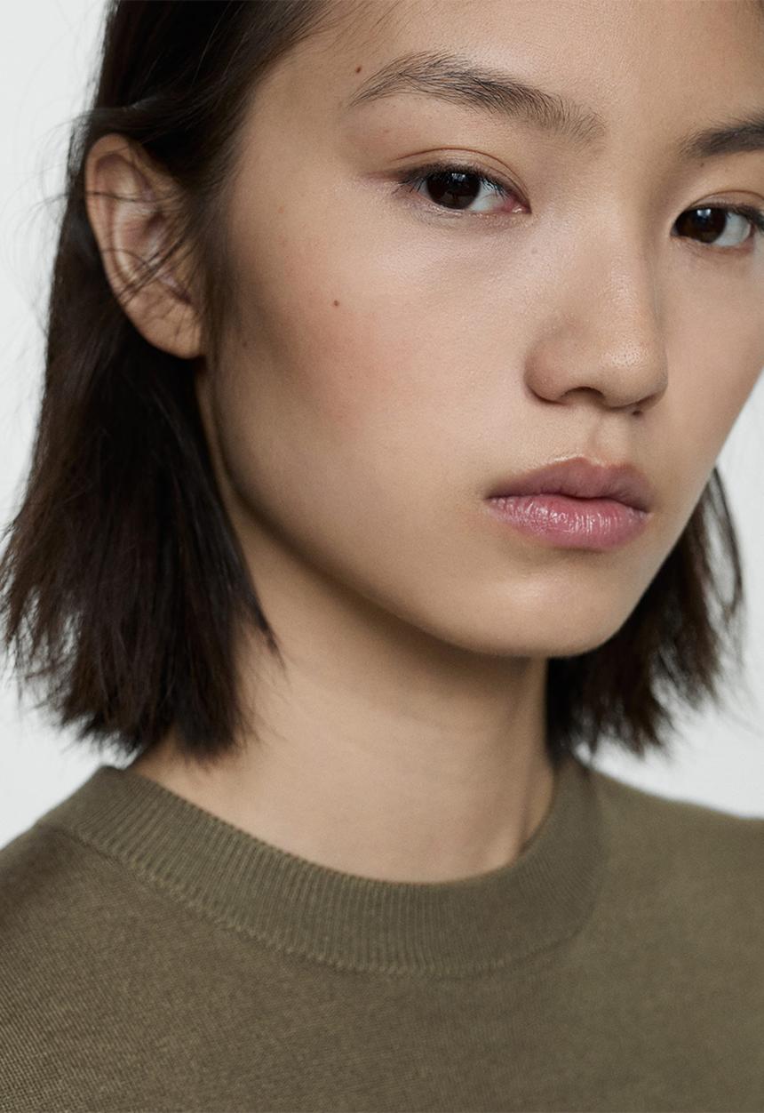 MANGO - Sweater basic - beige/khaki