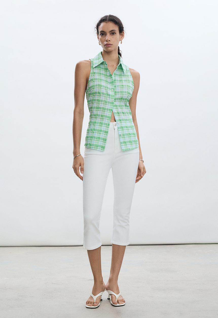 MANGO - Shirt paulita - green