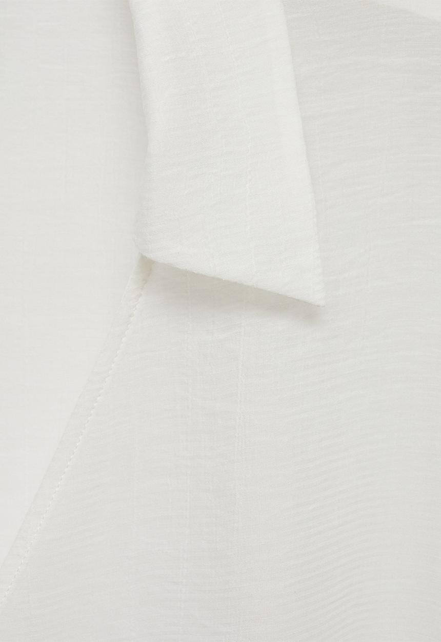 MANGO - Blouse mola - natural