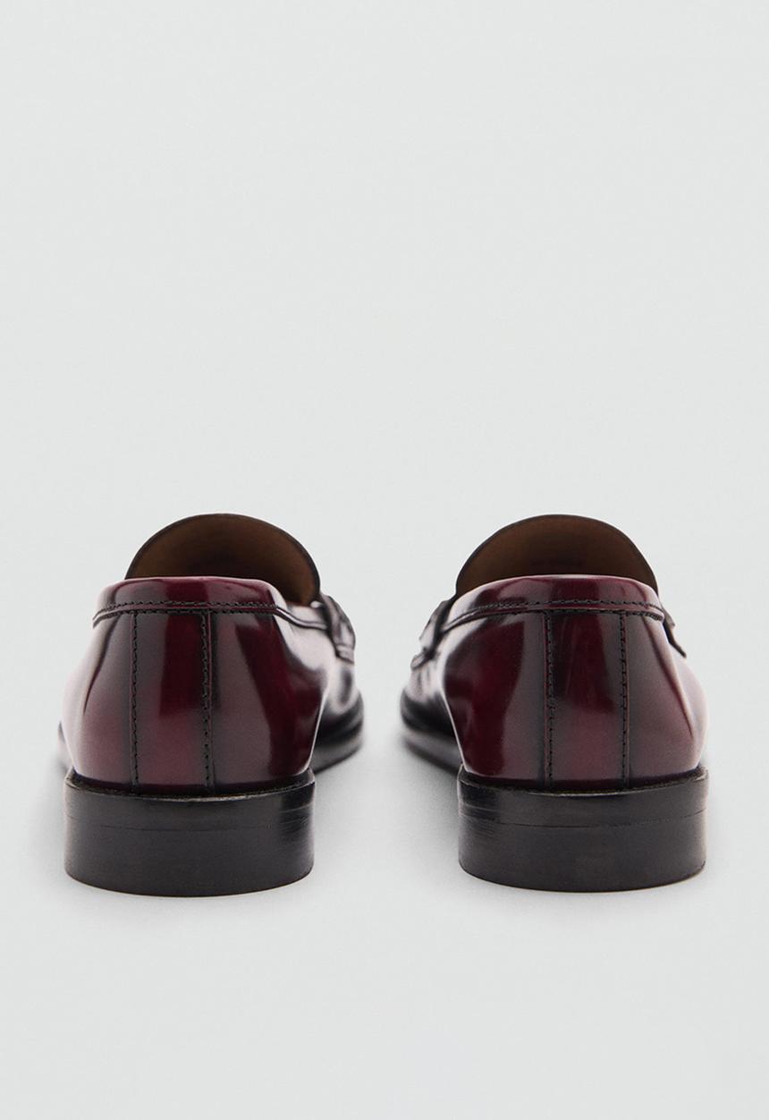 MANGO - Luisa loafer - dark red