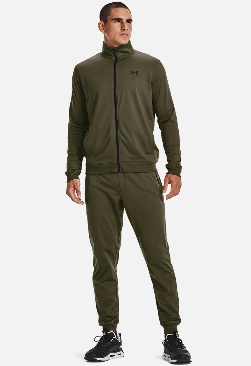 Under Armour - Sportstyle tricot jogger - marine od green & black