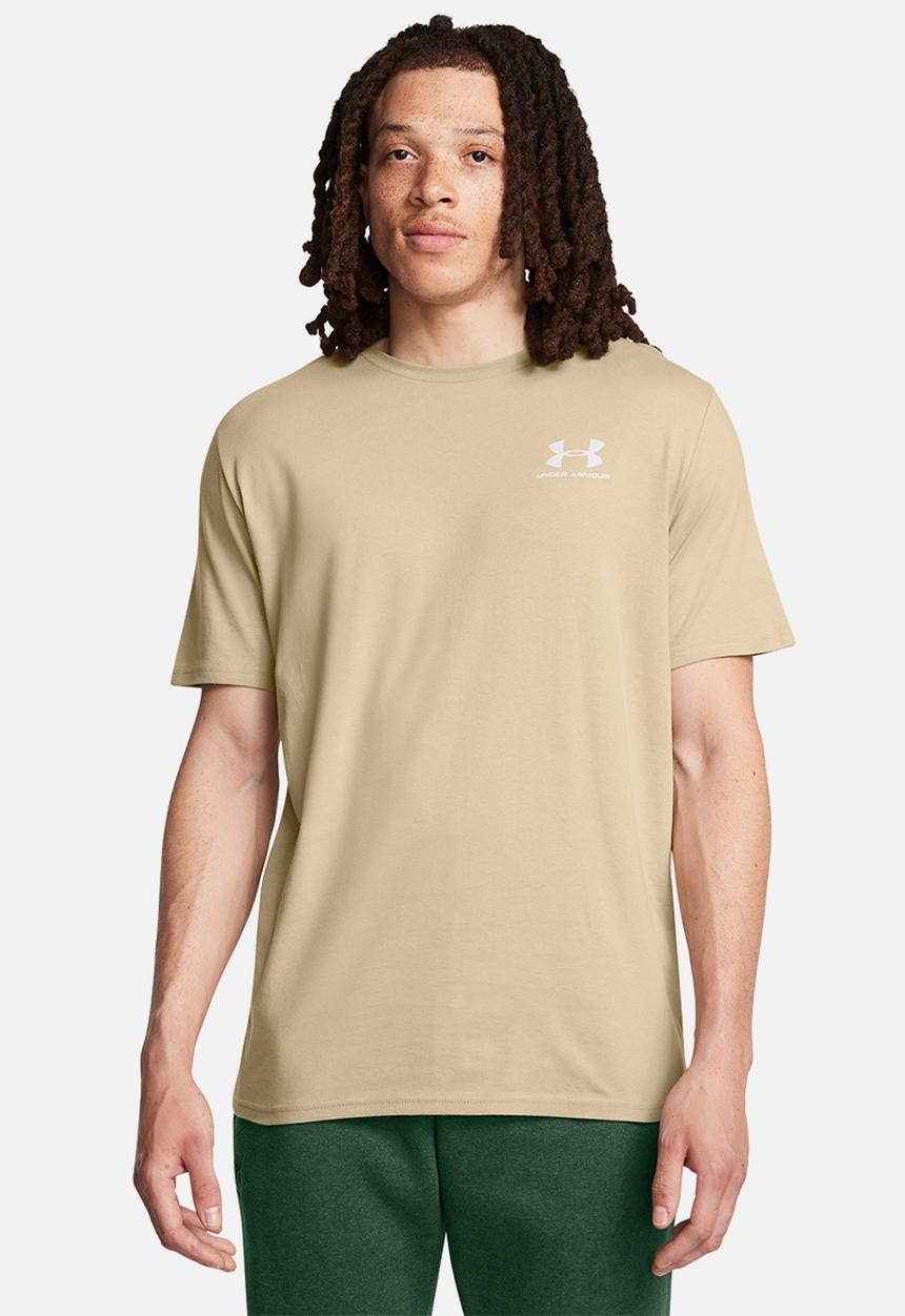 Under Armour - Ua m sportstyle lc ss - city khaki & white