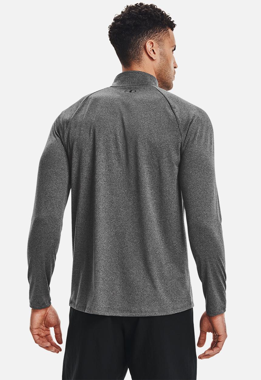 Under Armour - Ua tech 2.0 1/2 zip - carbon heather & black