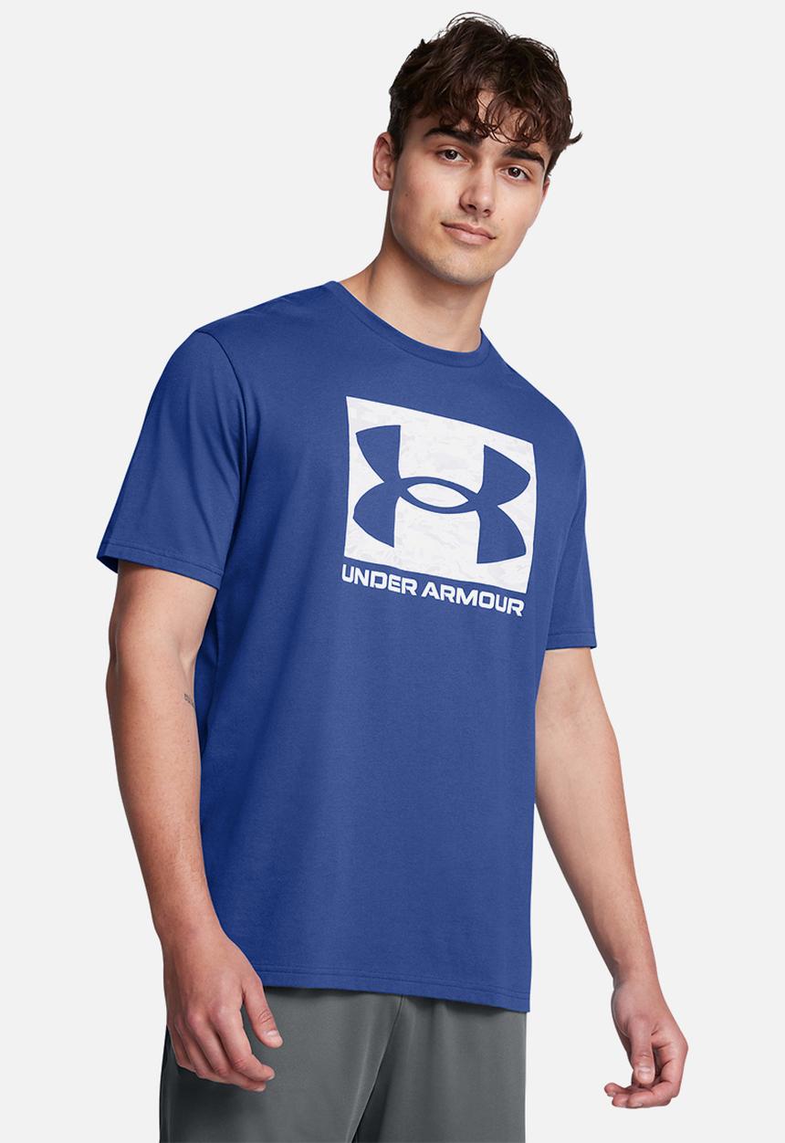 Under Armour - Ua abc camo boxed logo ss - tech blue & white