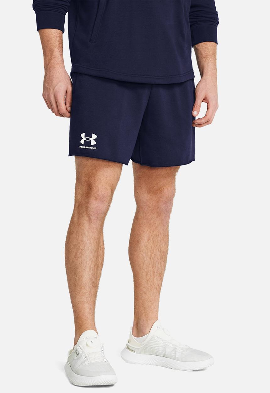 Under Armour - Ua rival terry 6in short - midnight navy & onyx white