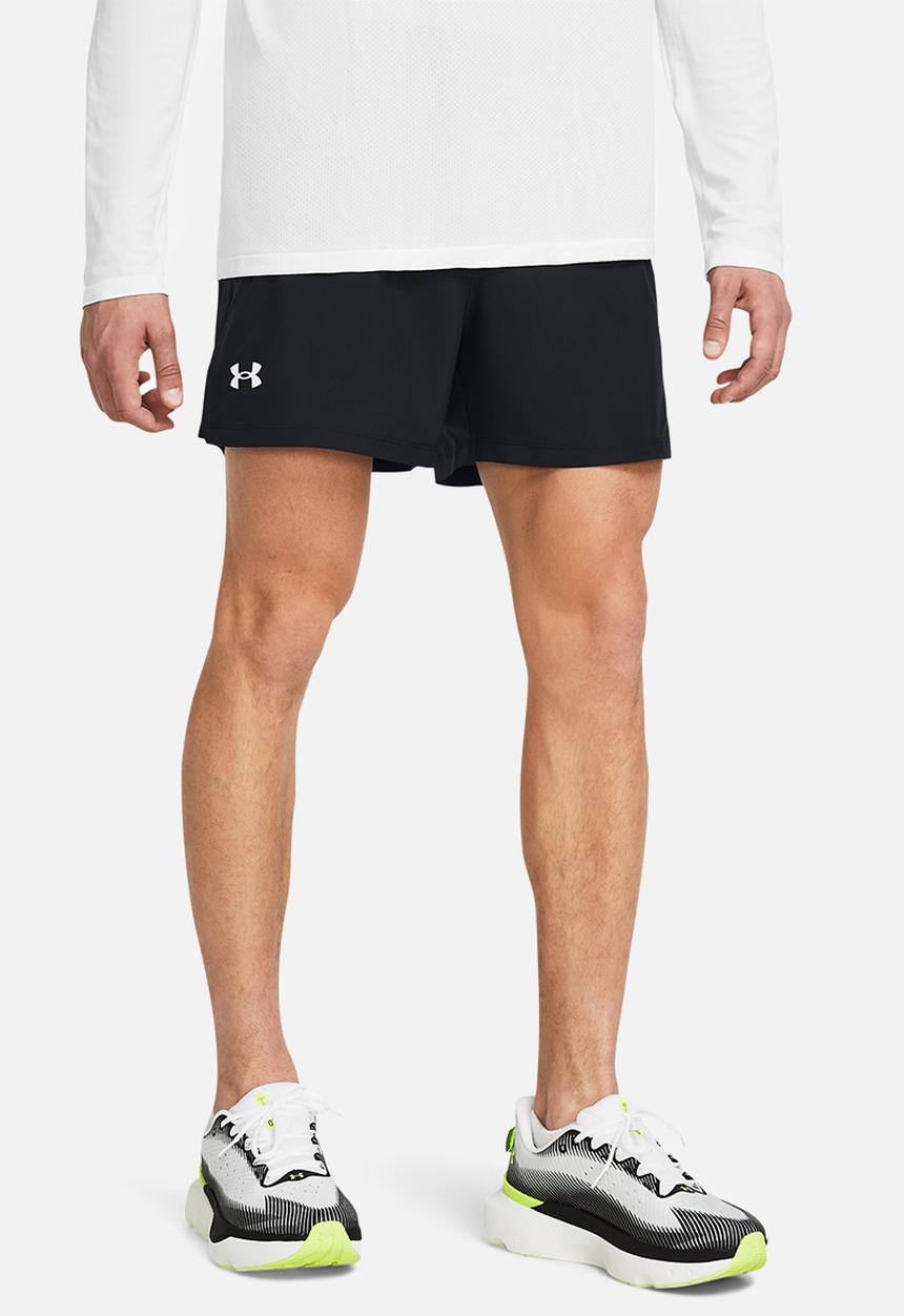 Under Armour - UUa launch 5'' shorts - black & reflective
