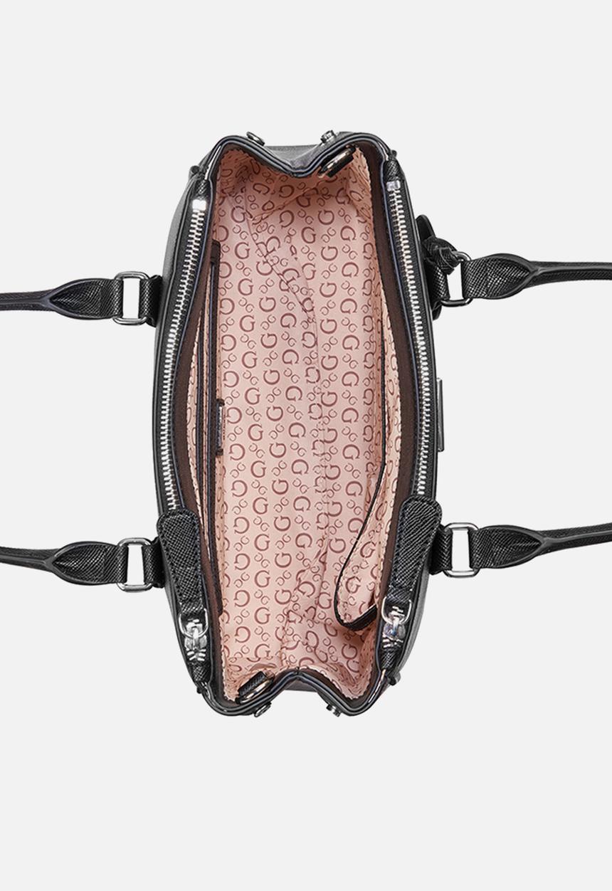 GUESS - Grimball small satchel- black