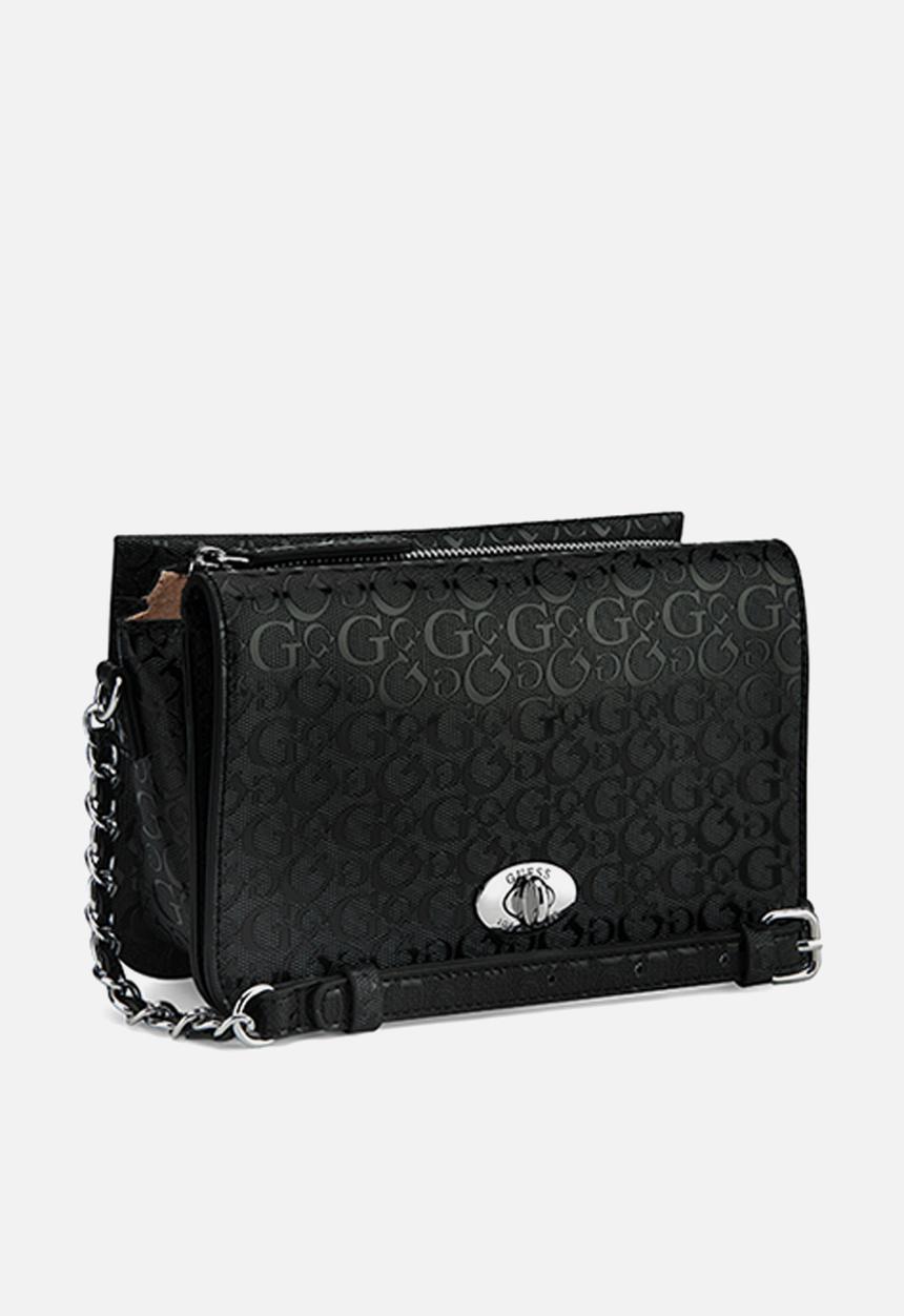 GUESS - Ballantyne mini crossbody flap- black